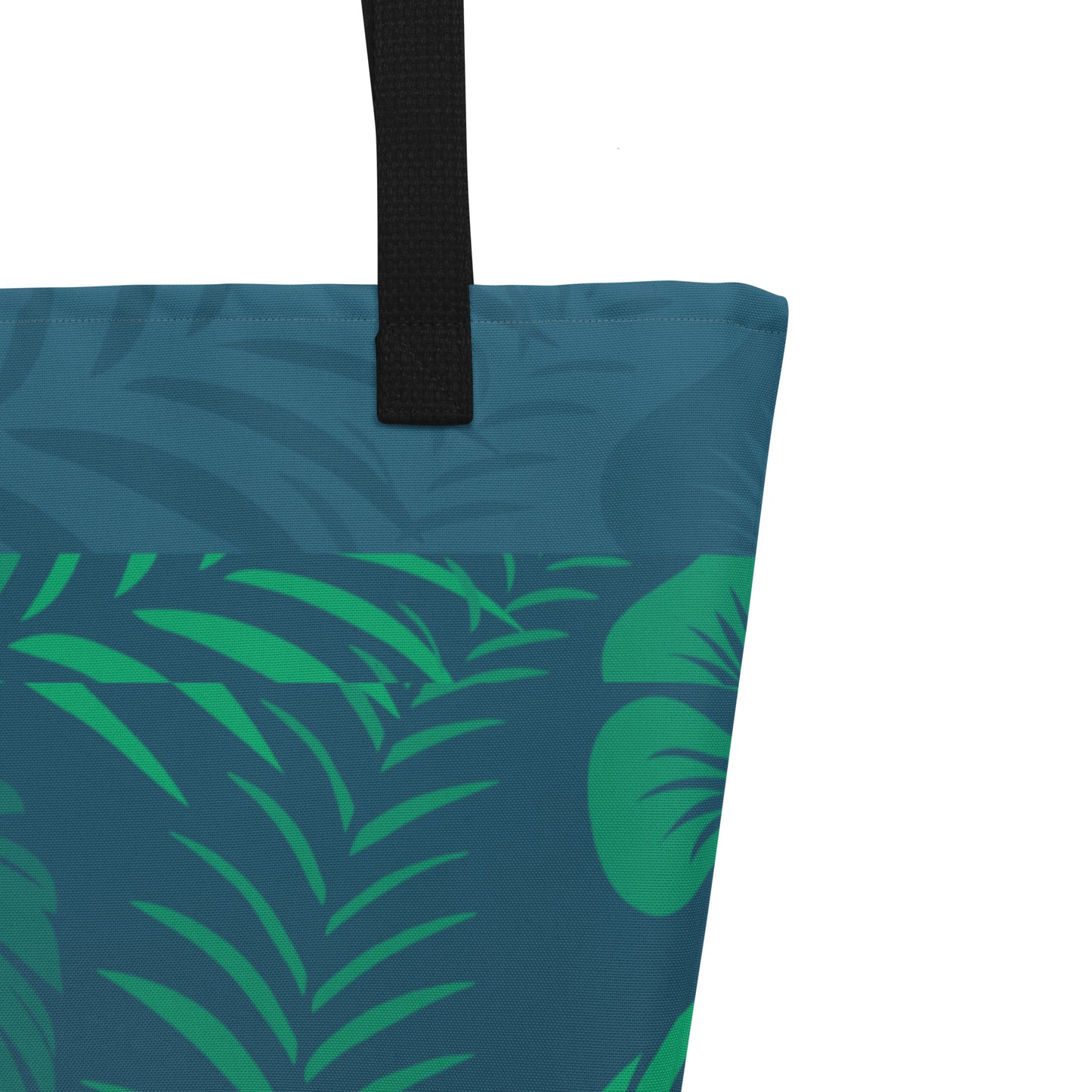 All-Over "The Rainforest" Print Large Tote Bag