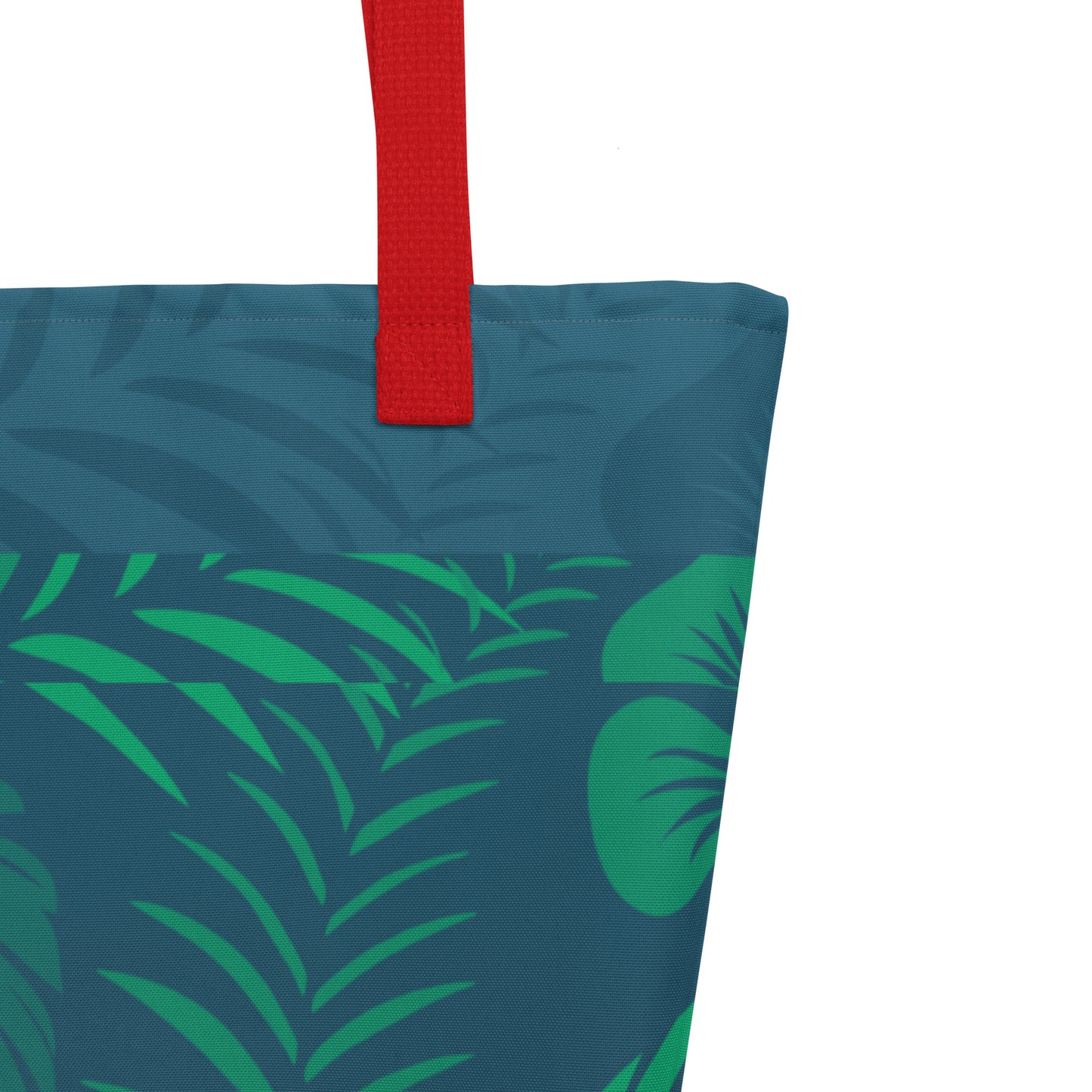 All-Over "The Rainforest" Print Large Tote Bag