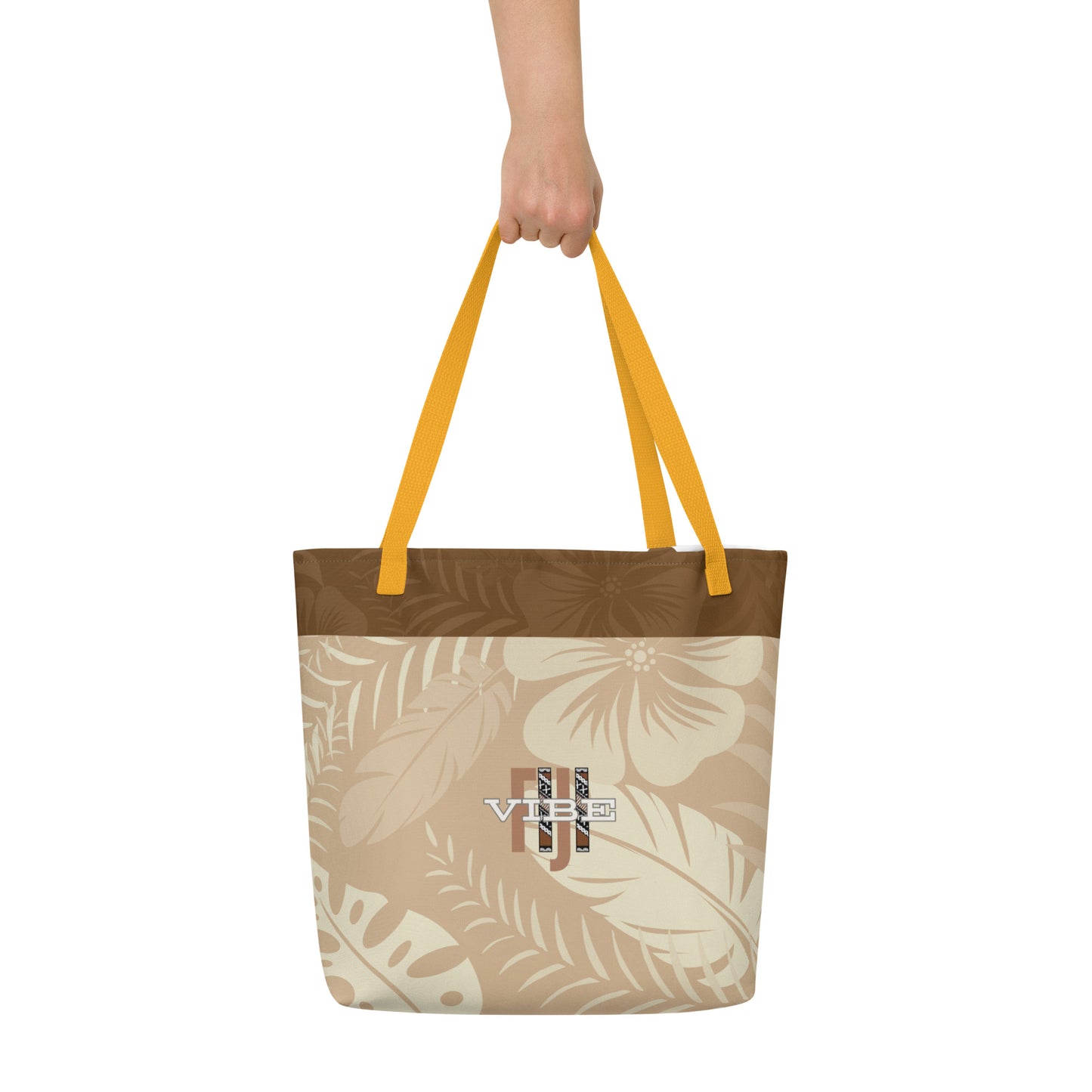 All-Over "The Desert" Print Large Tote Bag