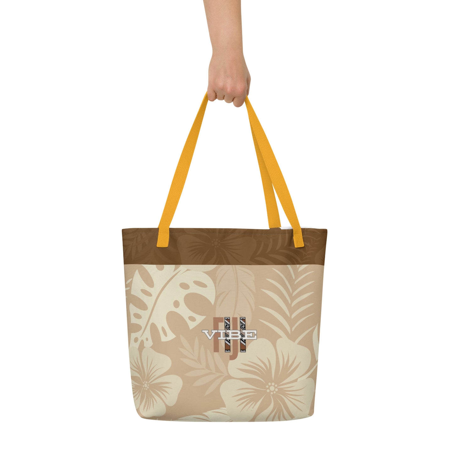 All-Over "The Desert" Print Large Tote Bag