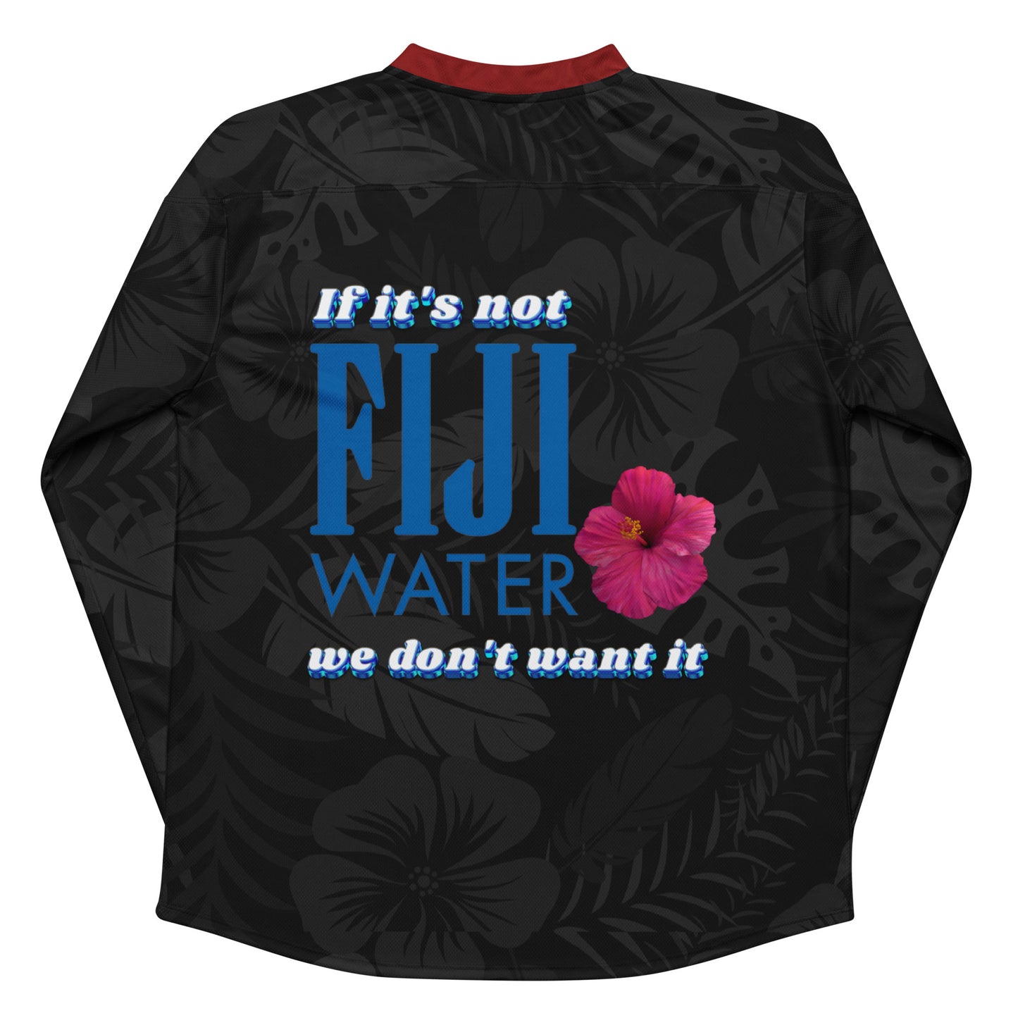 Recycled hockey fan jersey - "Fiji Water Flying Fijians"