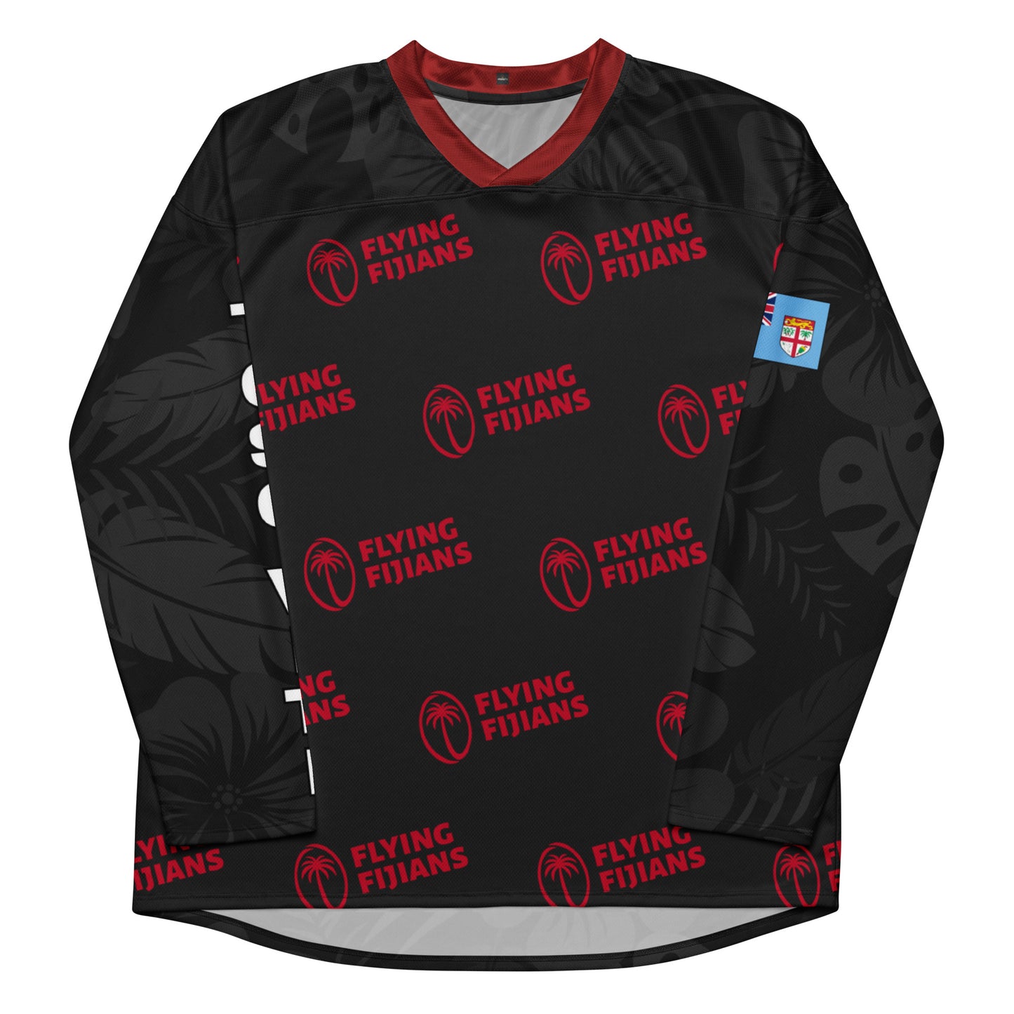 Recycled hockey fan jersey - "Fiji Water Flying Fijians"