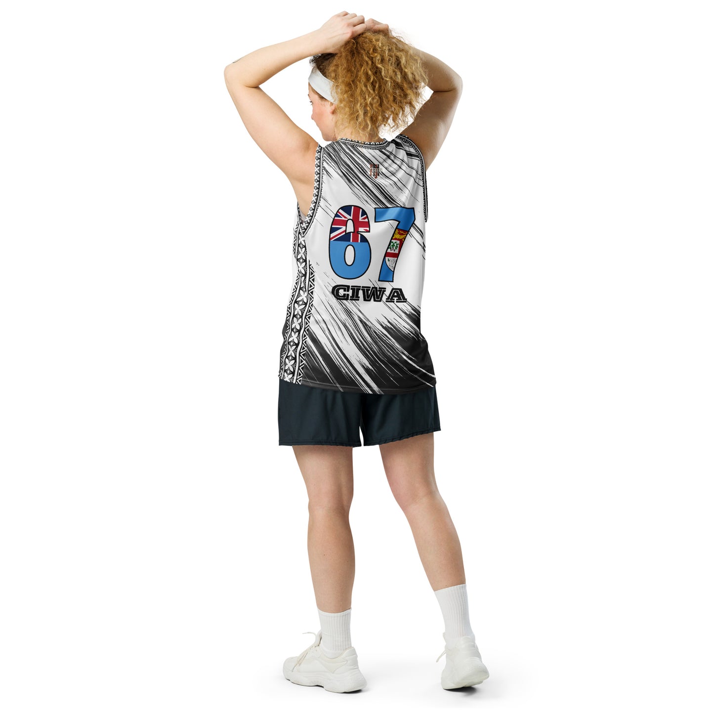 Recycled unisex basketball jersey