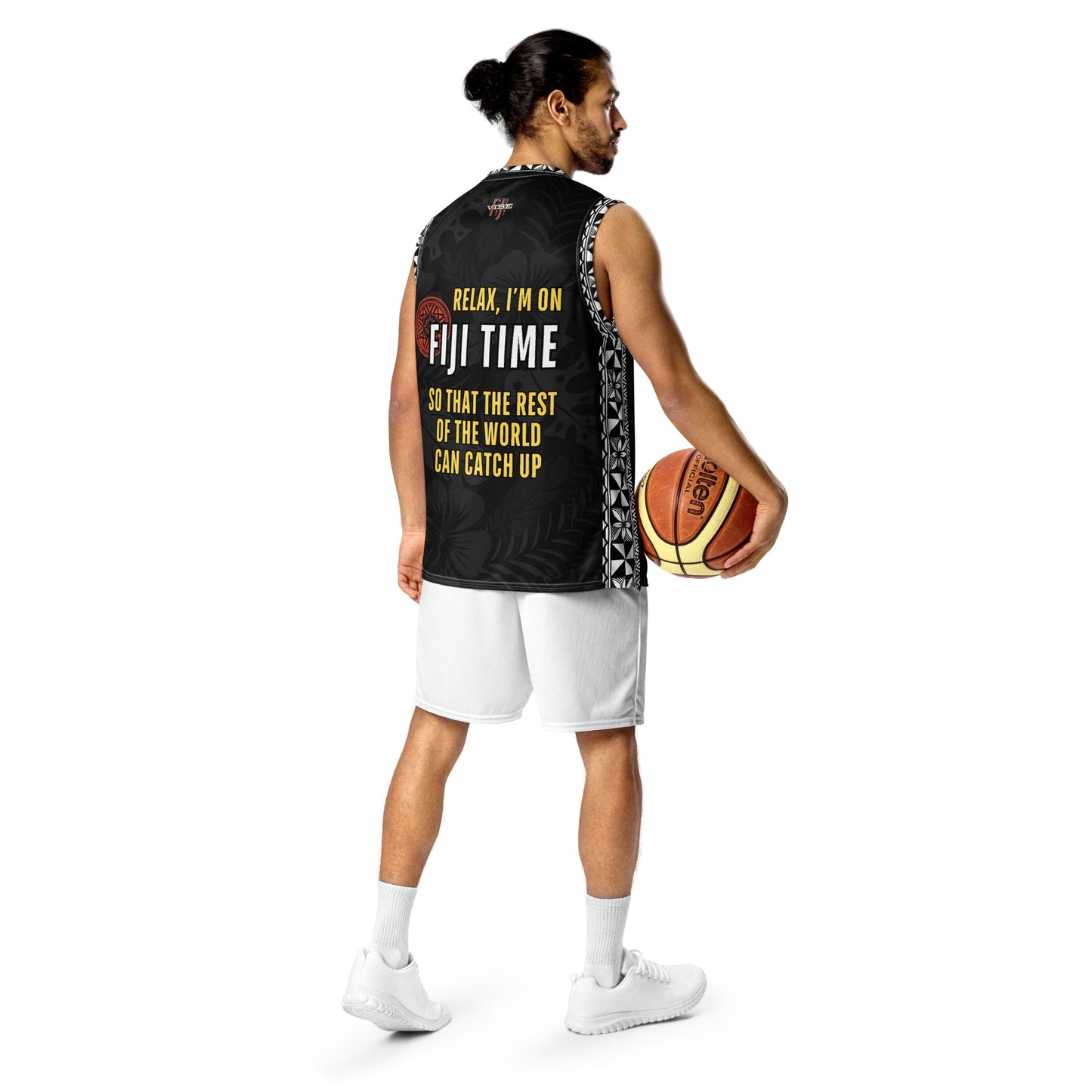 Recycled unisex basketball jersey