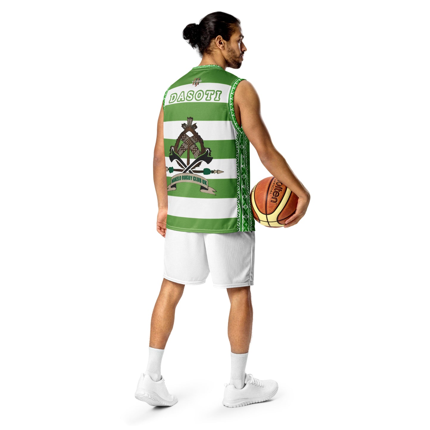 Recycled unisex basketball jersey - "Nakelo Rugby UK"