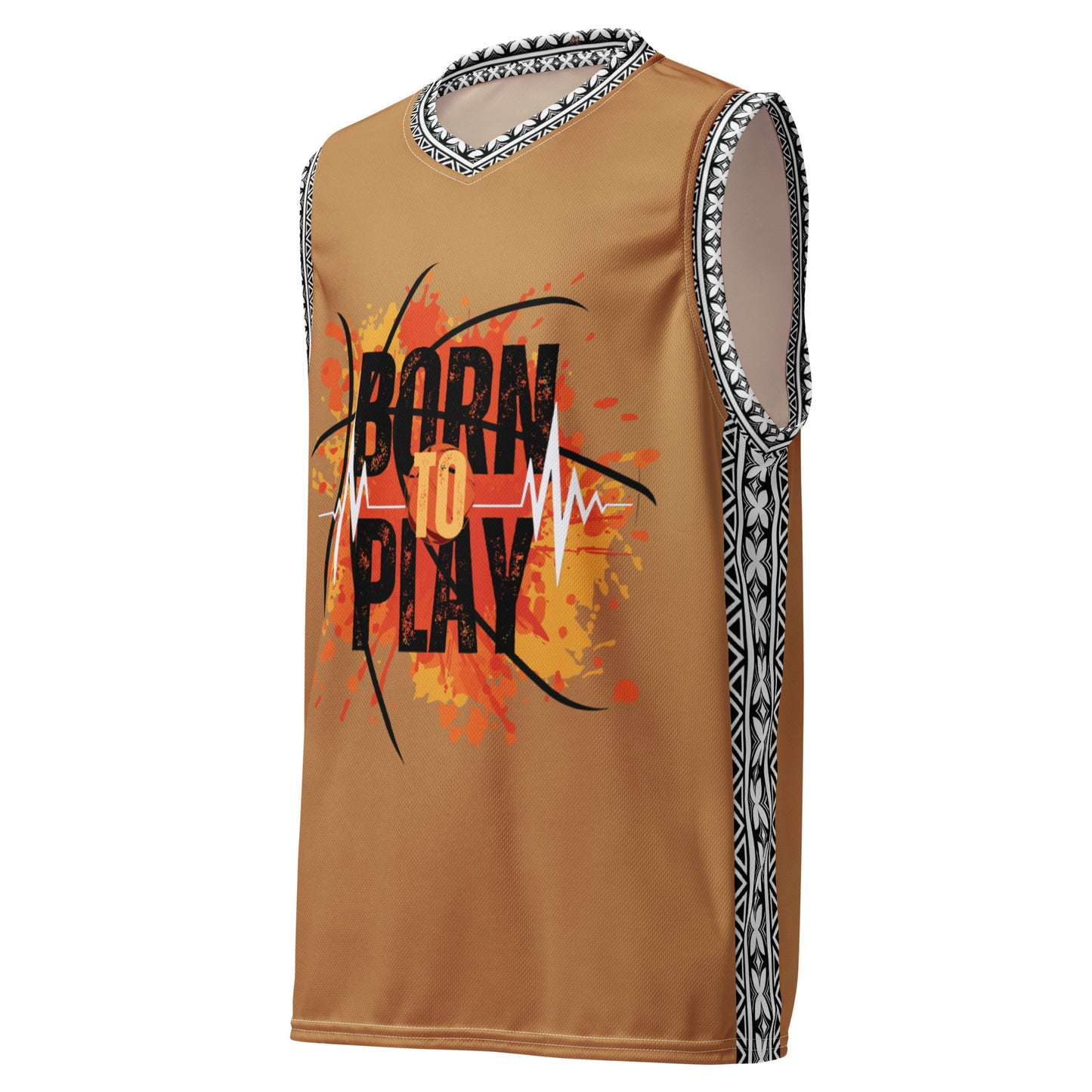 Recycled unisex basketball jersey