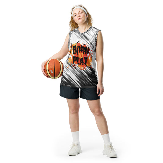 Recycled unisex basketball jersey