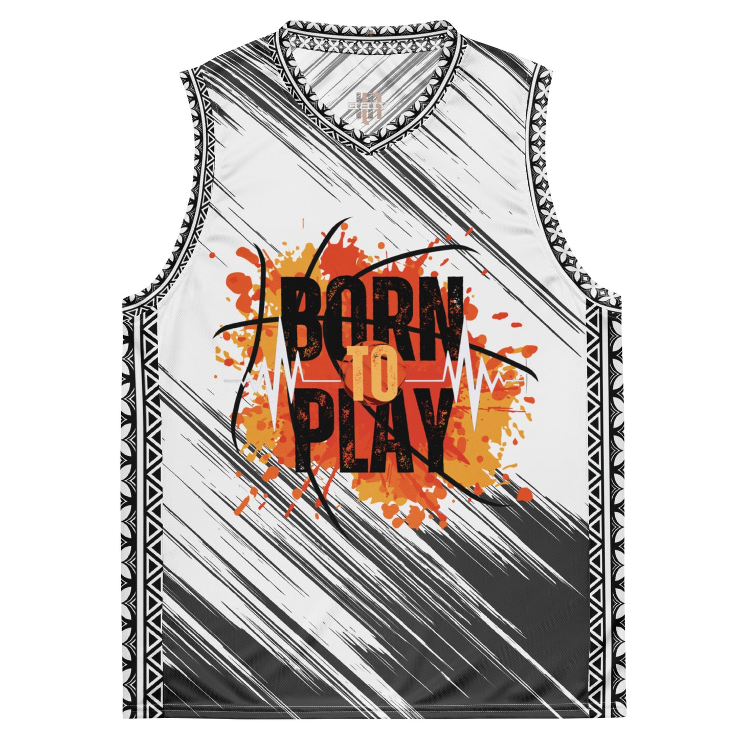 Recycled unisex basketball jersey