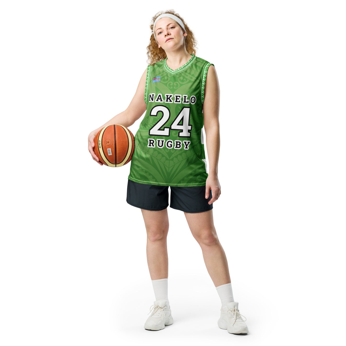 Recycled unisex basketball jersey - "Nakelo Rugby UK"