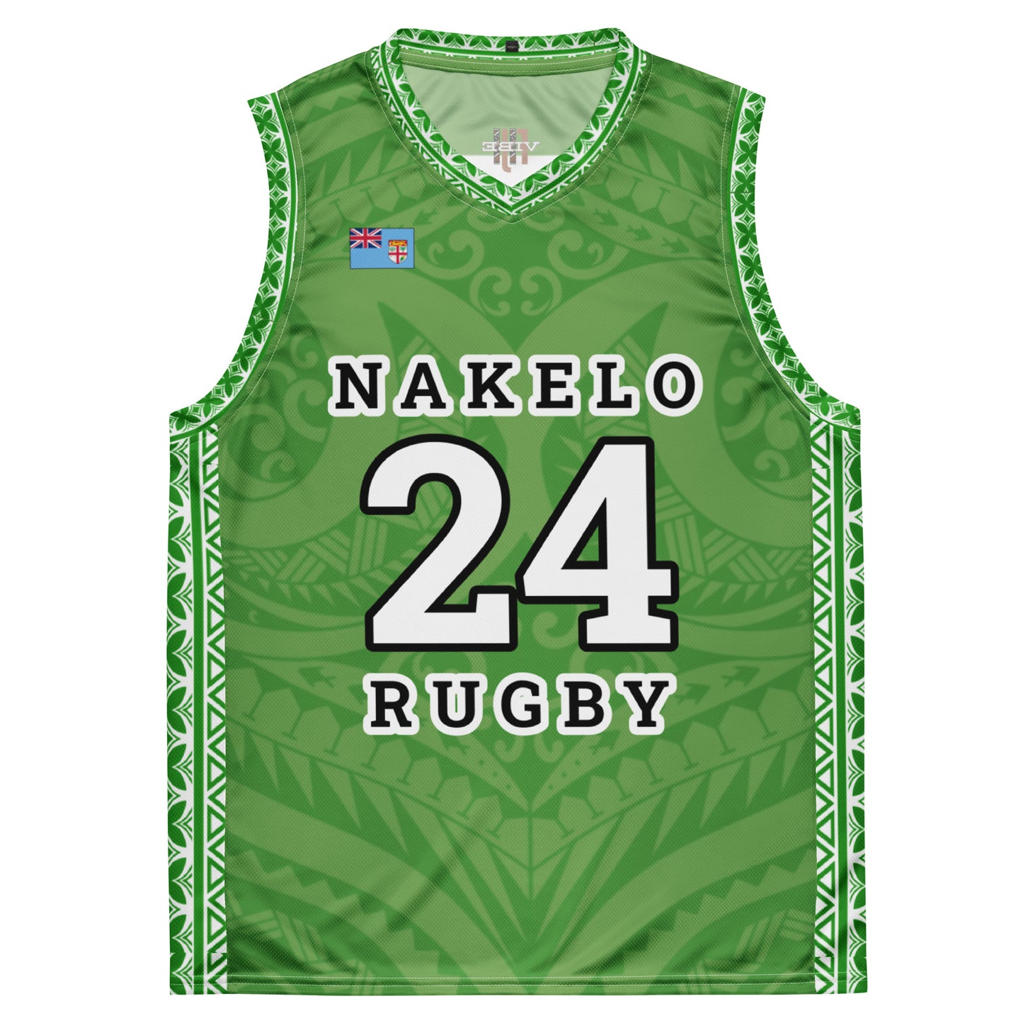 Recycled unisex basketball jersey - "Nakelo Rugby UK"