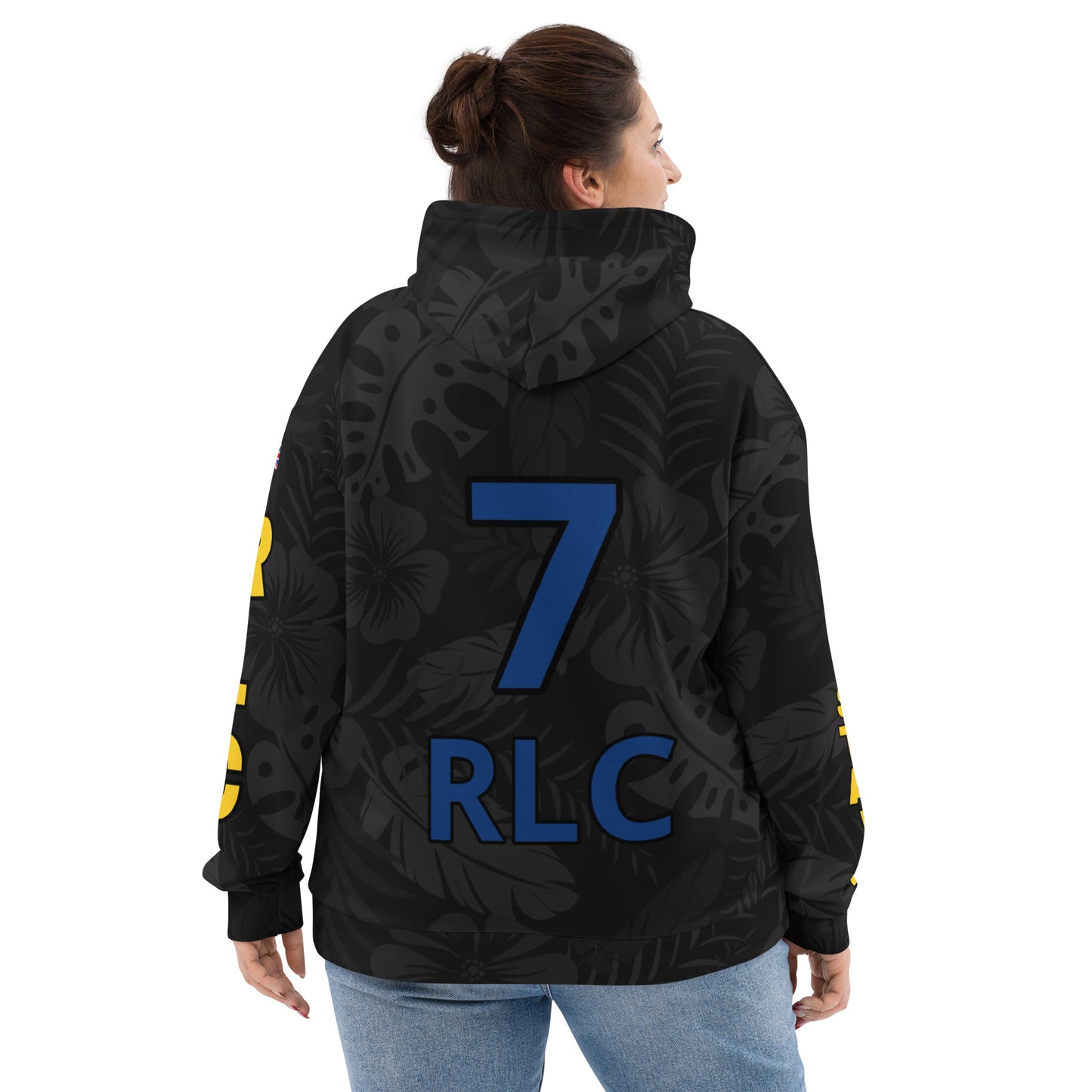 Unisex Hoodie - "7 Regt RLC" Black