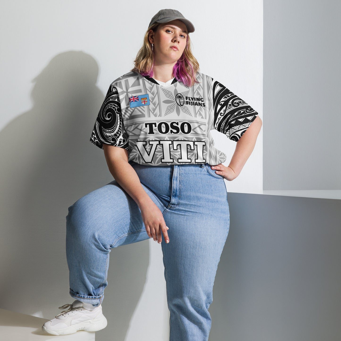 Recycled unisex sports jersey "Toso Viti"