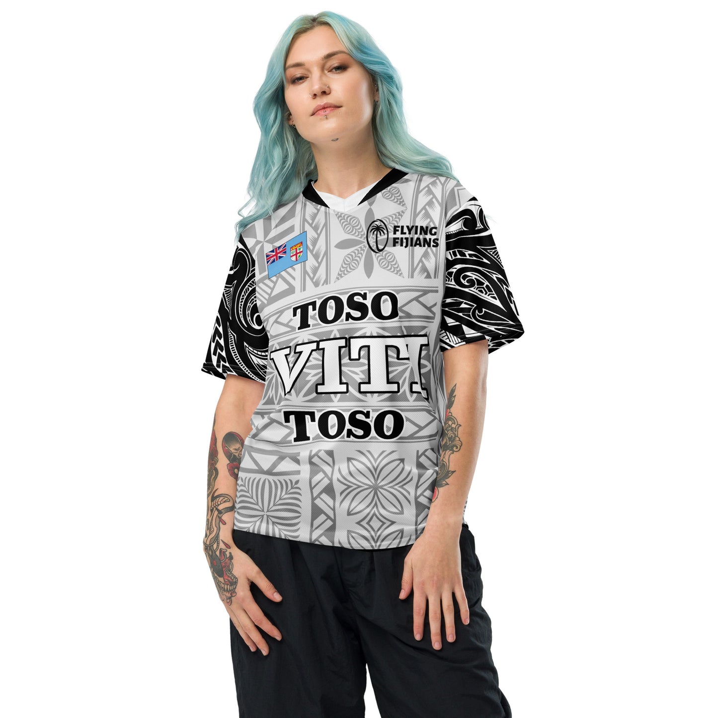 Recycled unisex sports jersey "Toso Viti"