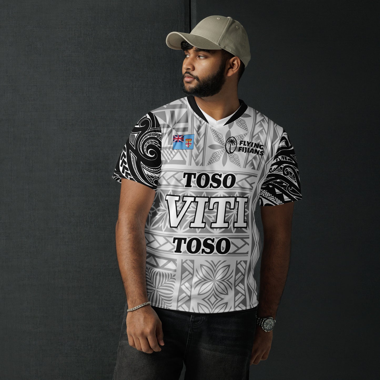 Recycled unisex sports jersey "Toso Viti"