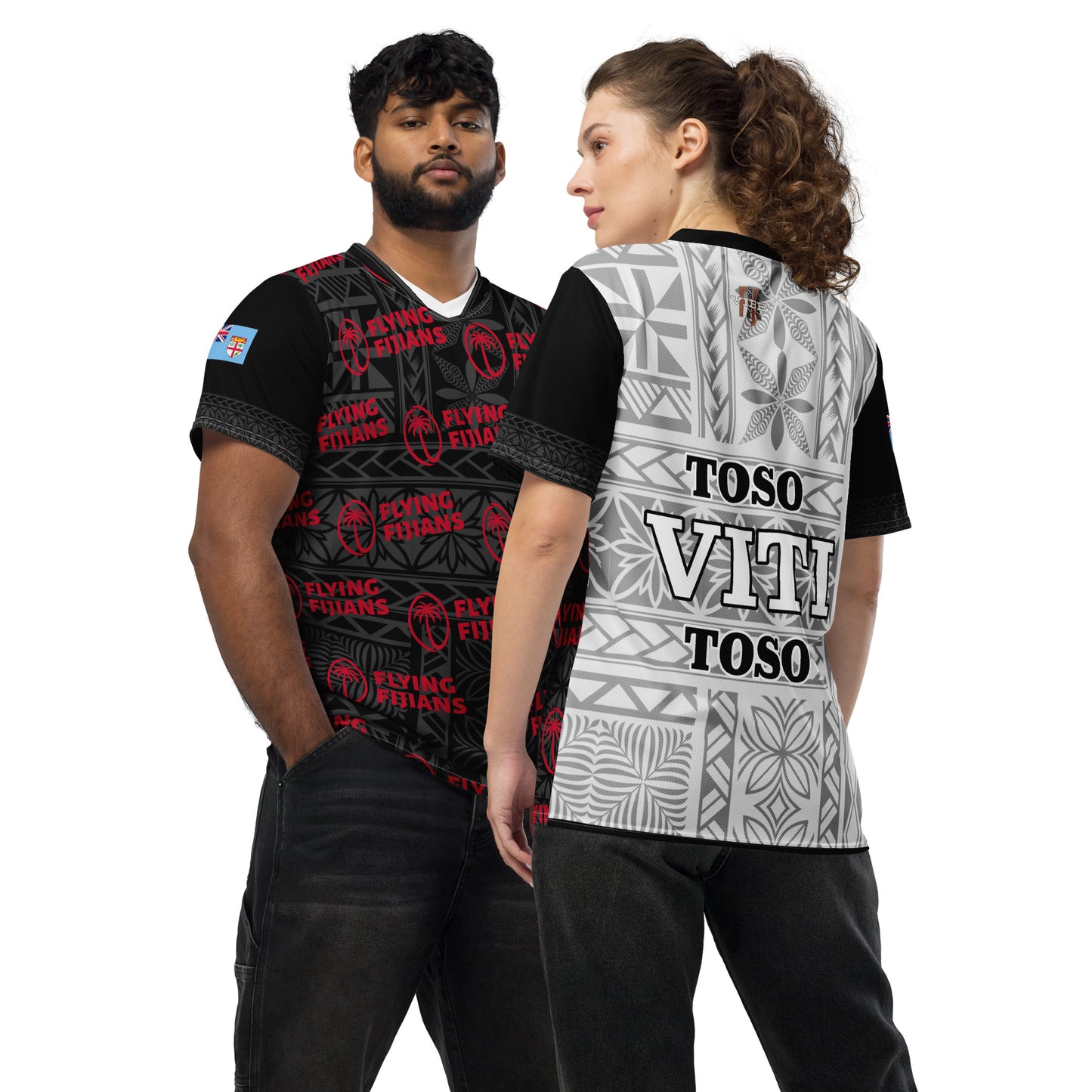 Recycled unisex sports jersey "Flying Fijians"