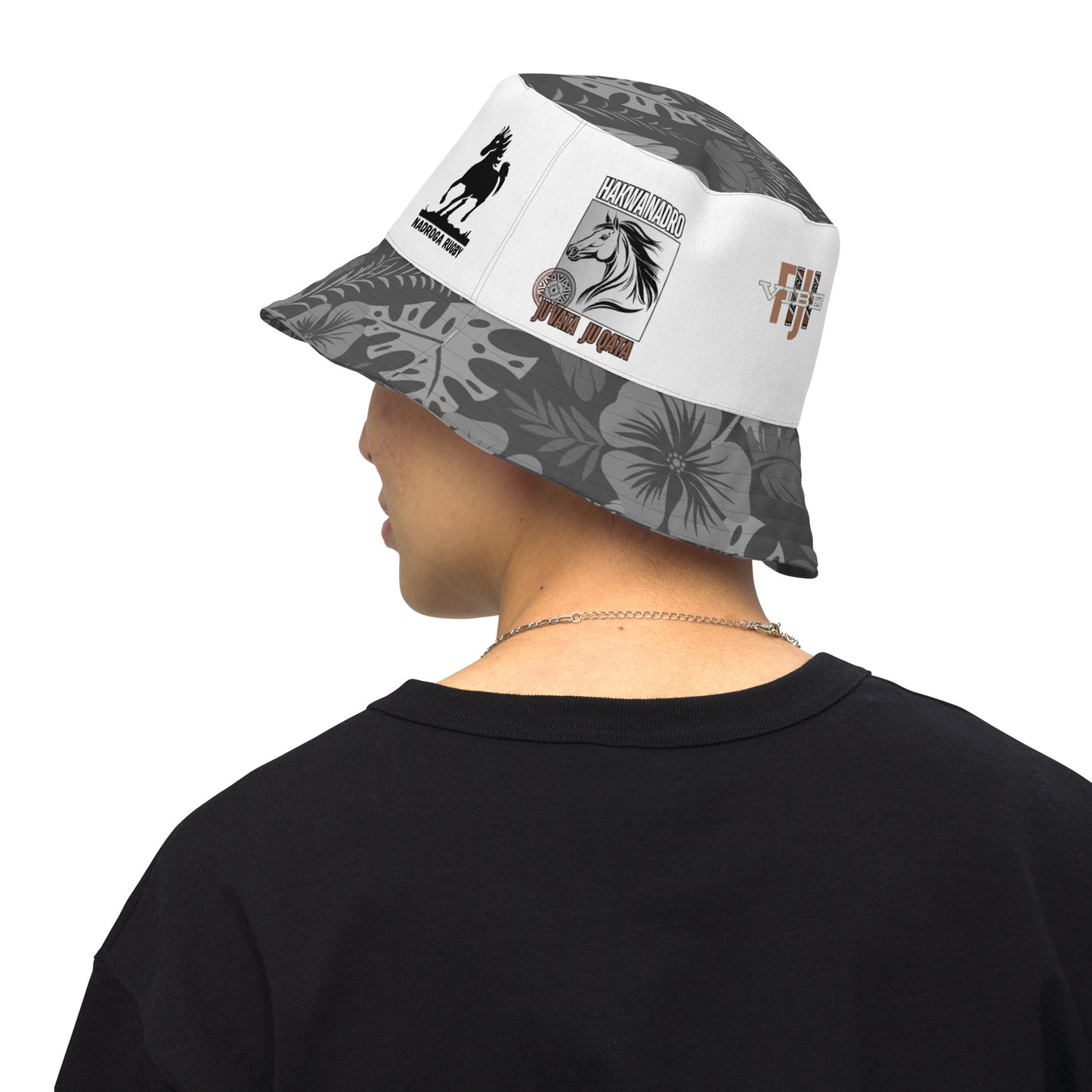 Reversible bucket hat "Hakwa Nadro"