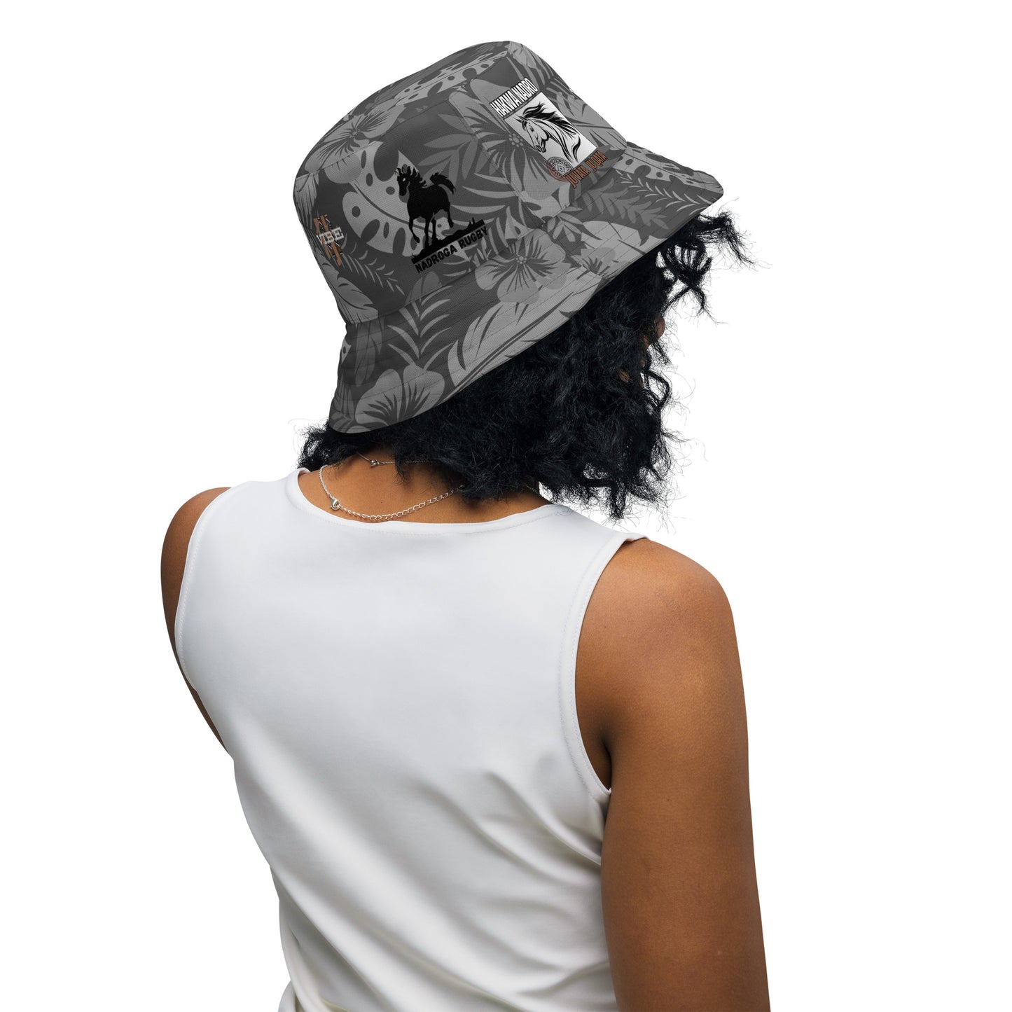 Reversible bucket hat "Hakwa Nadro"