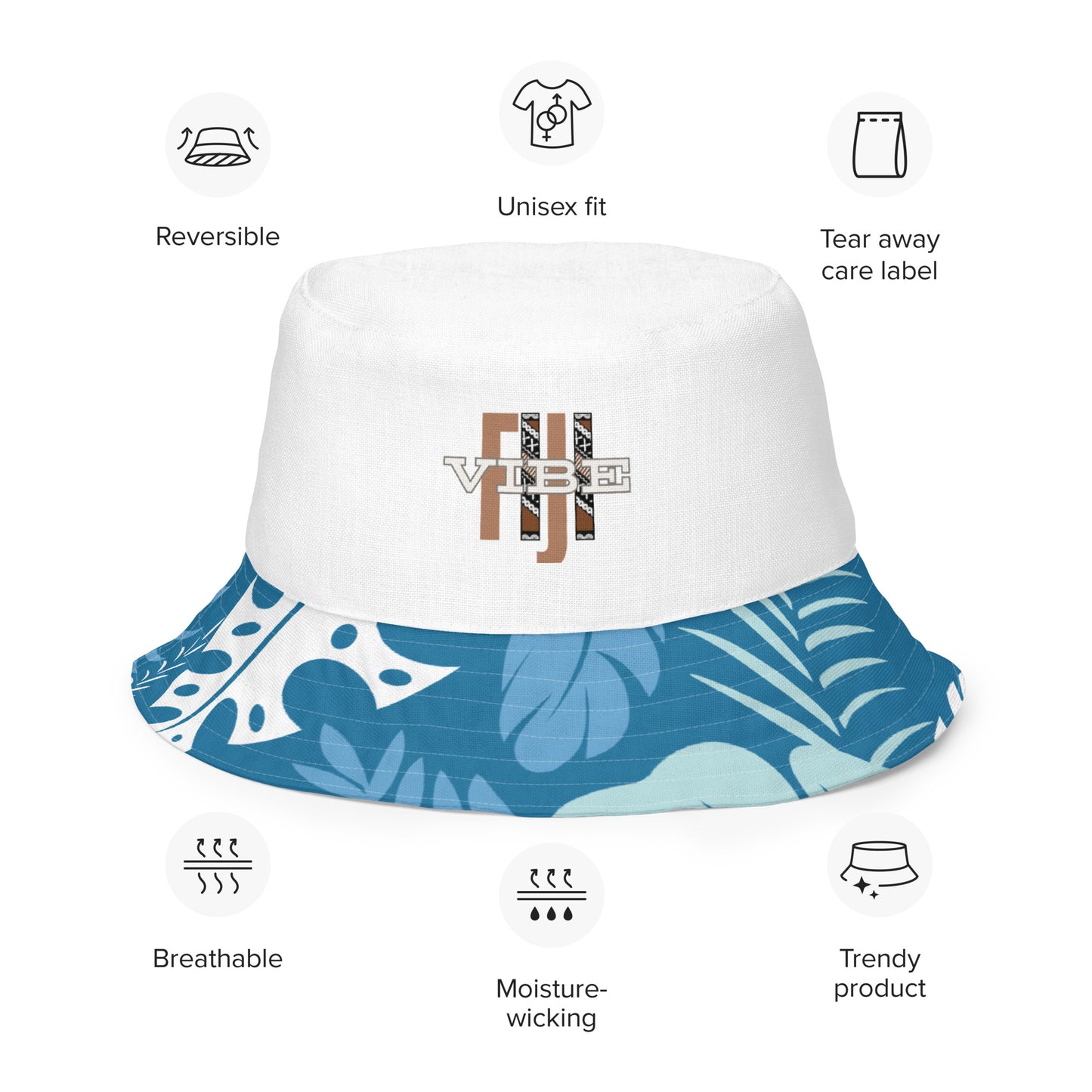 Reversible bucket hat