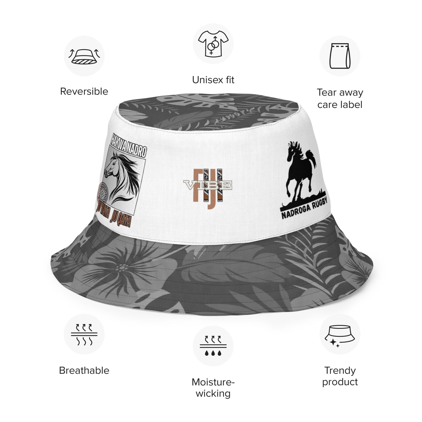 Reversible bucket hat