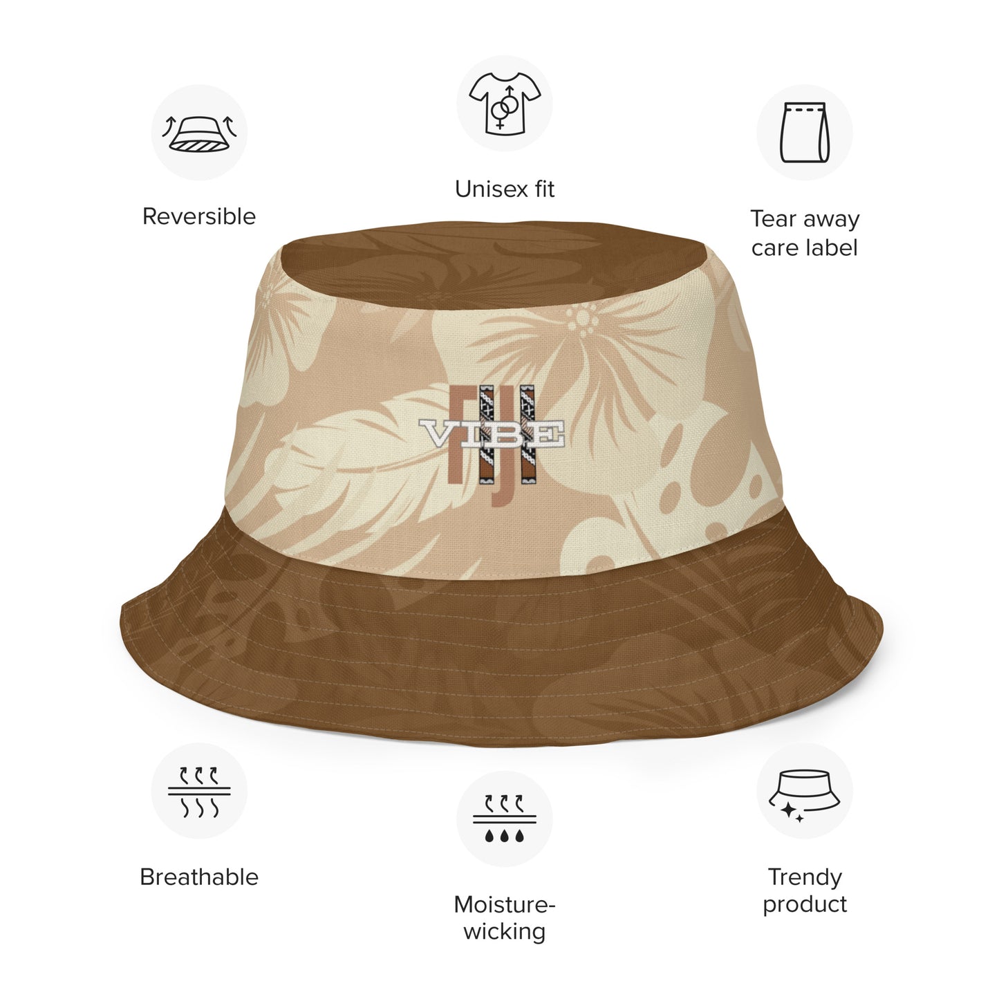 Reversible "The Desert" bucket hat