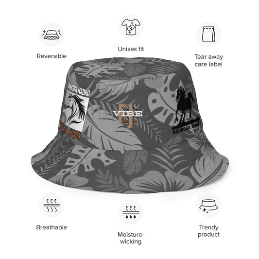 Reversible bucket hat "Hakwa Nadro"