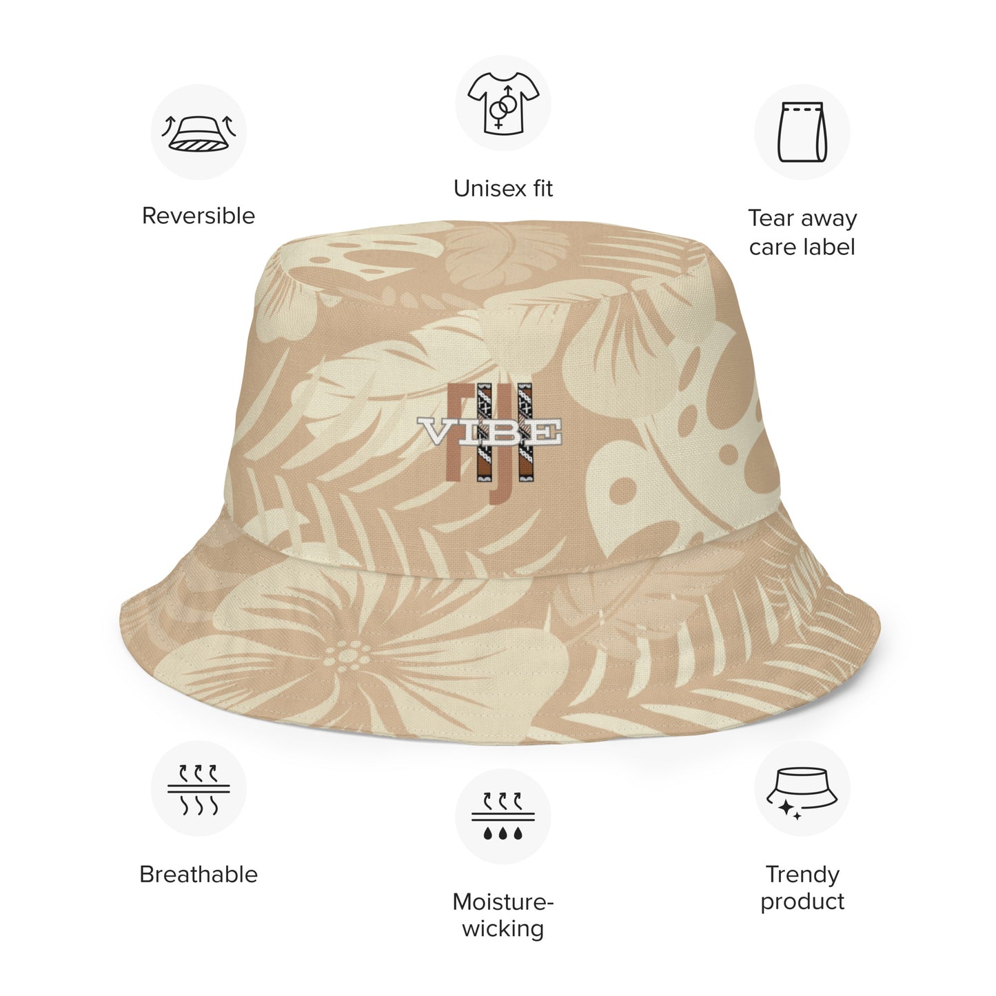 Reversible "The Desert" bucket hat