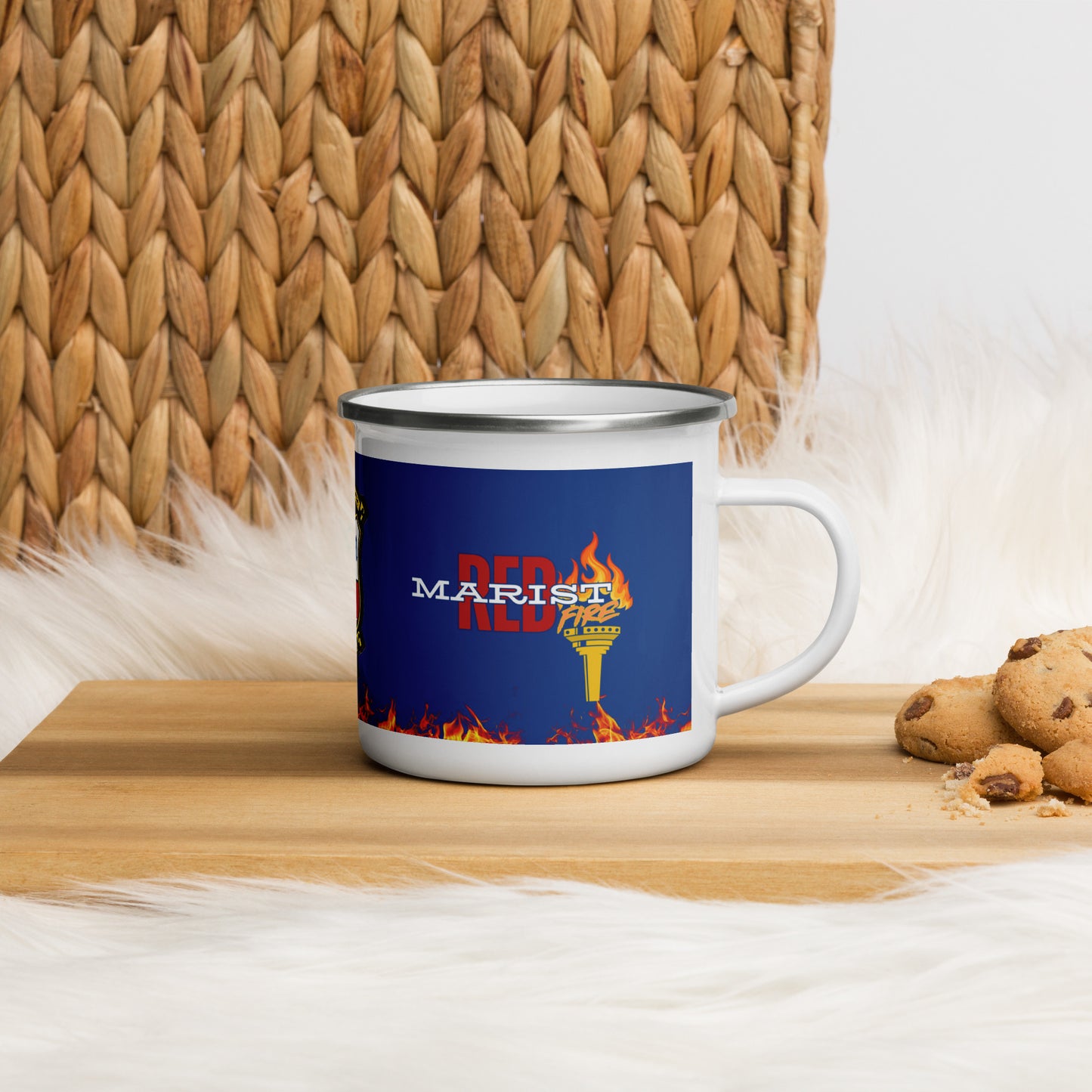 Enamel Mug - "Marist Red Fire"