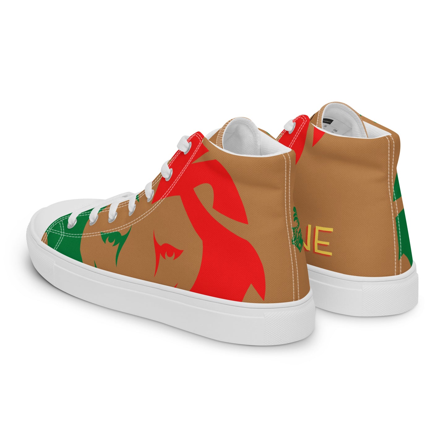 Men’s high top canvas shoes