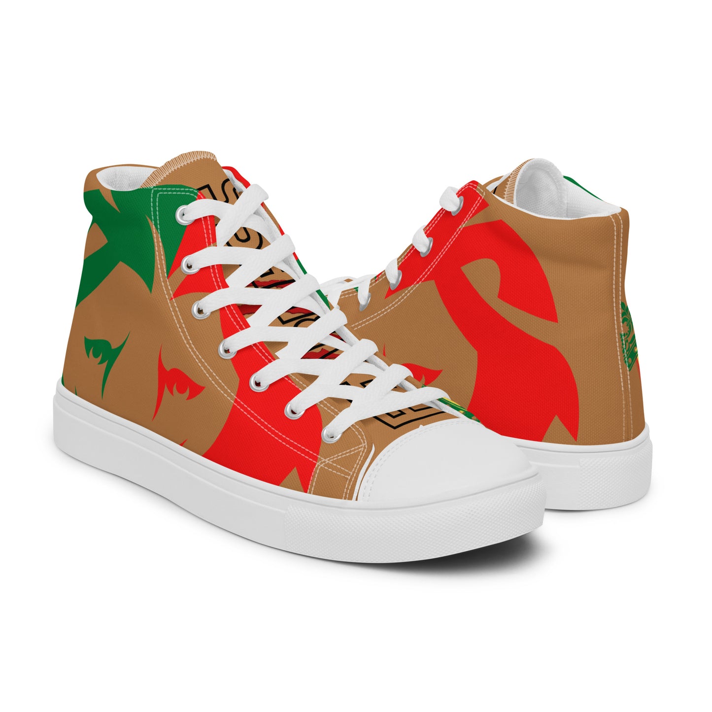 Men’s high top canvas shoes