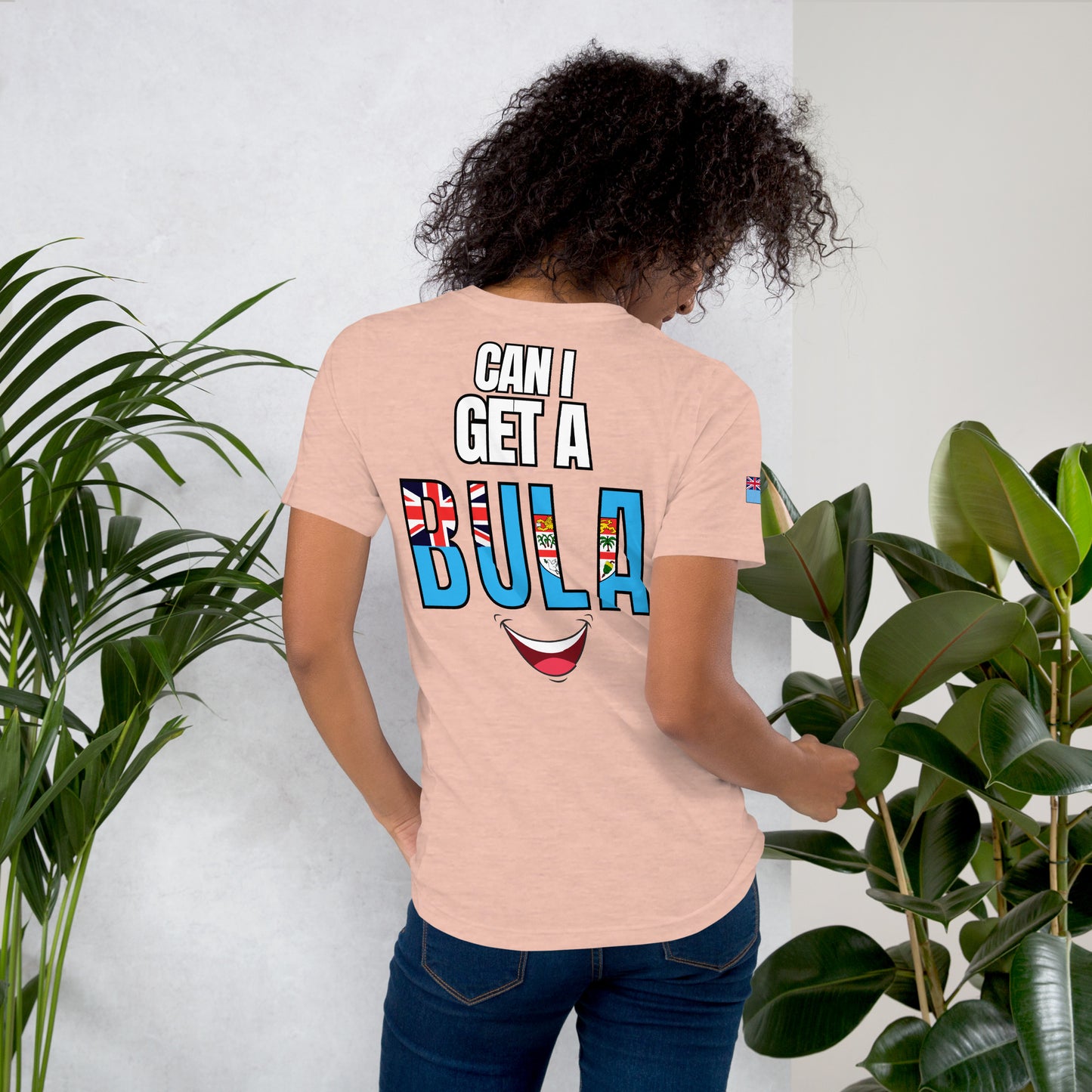 Unisex t-shirt - "Can I get a Bula Smile"