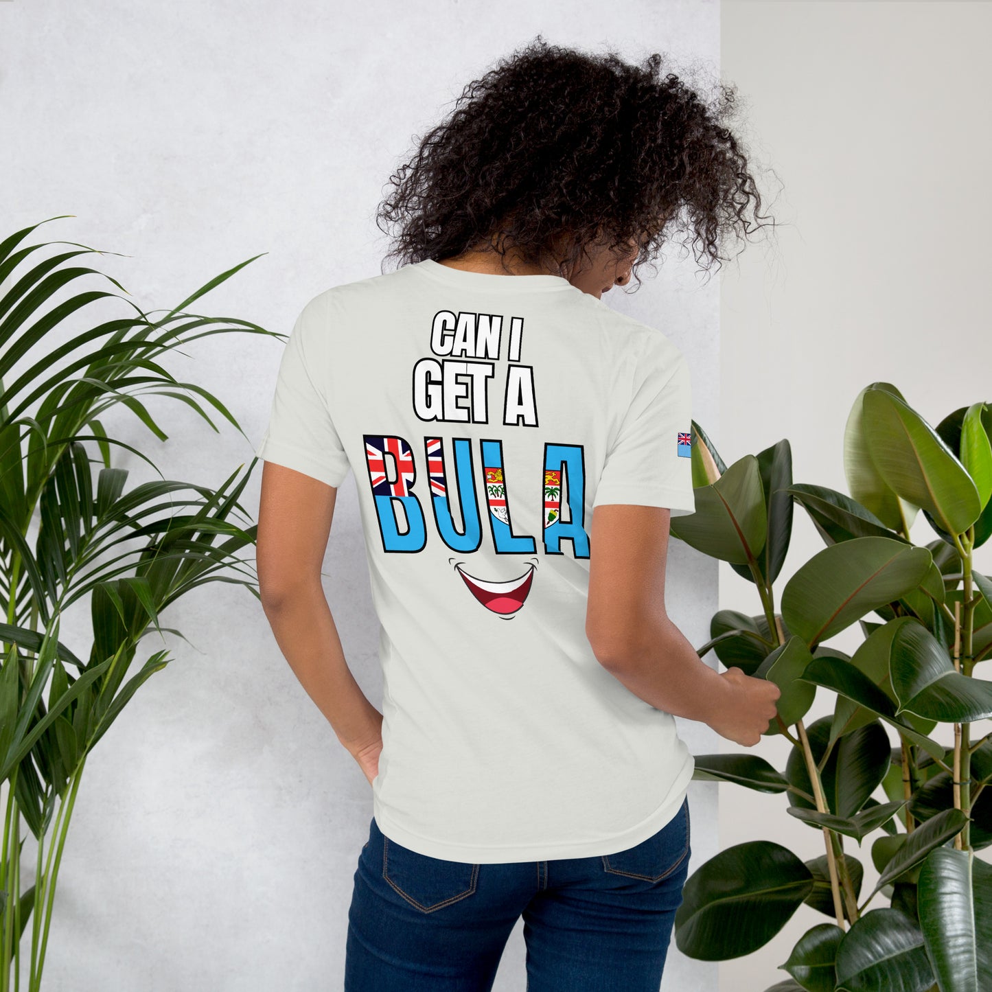 Unisex t-shirt - "Can I get a Bula Smile"