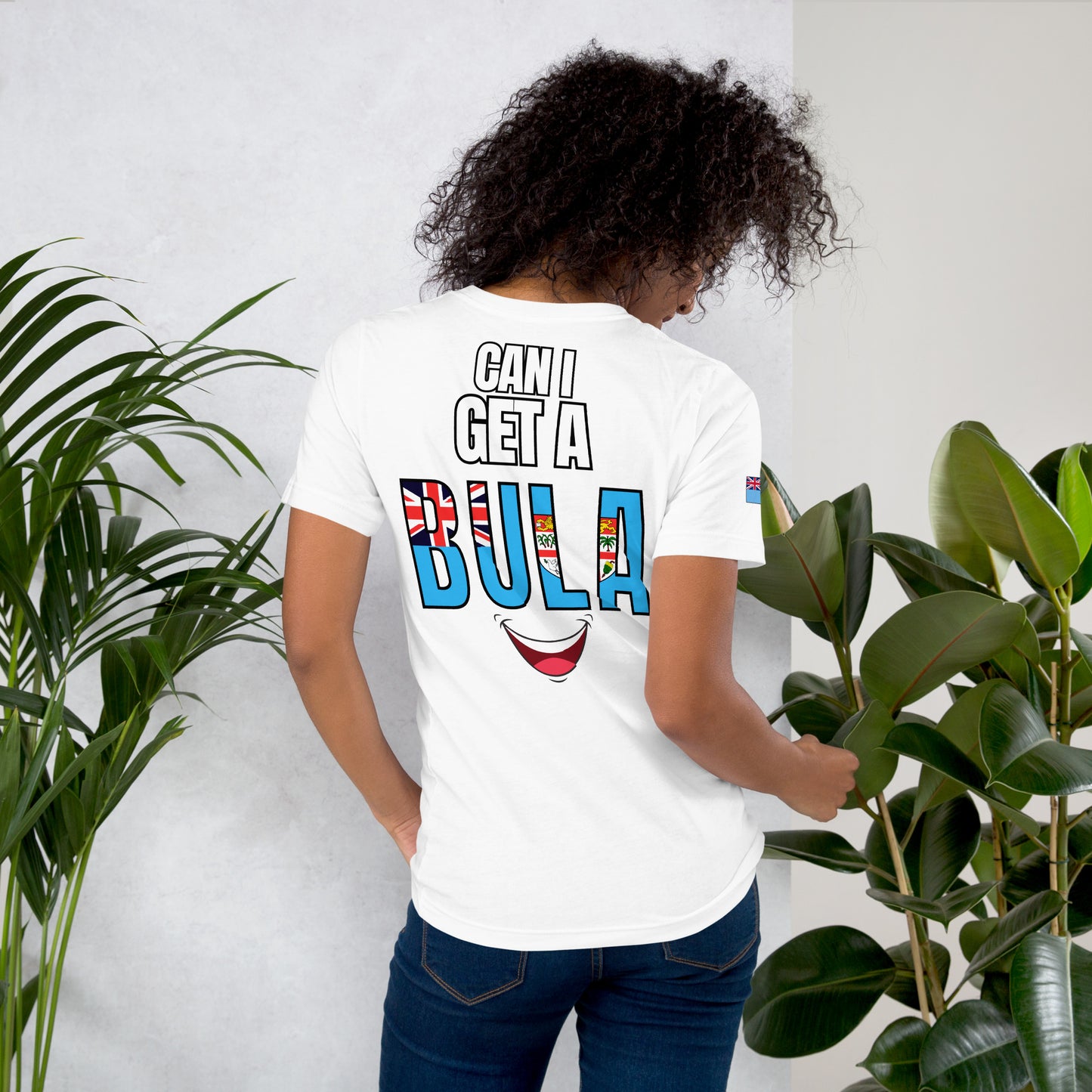 Unisex t-shirt - "Can I get a Bula Smile"